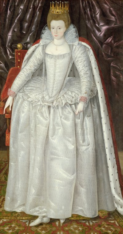 Retrato de Elizabeth Vernon, Condesa de Southampton, c.1603 de English School